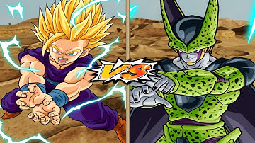 Teen Gohan SSJ2 VS Super Perfect Cell | DBZ Budokai Tenkaichi 4 Beta 13.2 [60FPS]