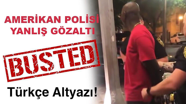 Amerikan Polisi Yanlış Kişiyi Gözaltına Almaya Çalıştı - Türkçe Altyazı