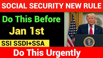 Big Social Security Rule Change on January 1 — Your Action Needed