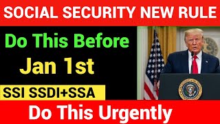 Big Social Security Rule Change on January 1 — Your Action Needed