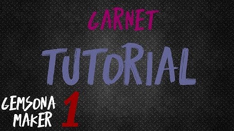 Gemsona Maker: Garnet Tutorial #1