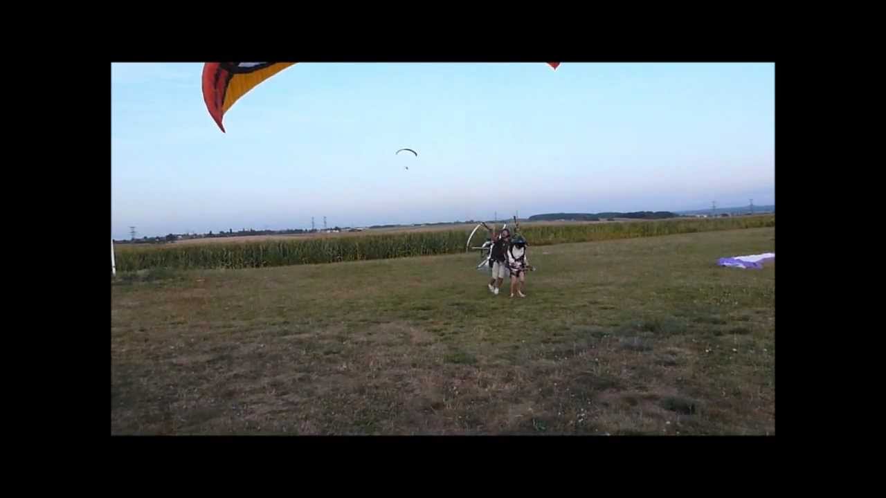 Paramoteur Biplace a pieds avec Benoit