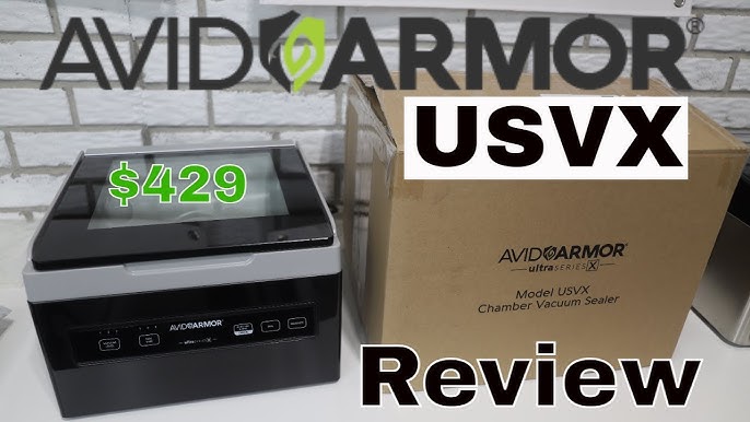 Avid Armor USV32 Chamber Vacuum Sealer - Unboxing, setup, and how