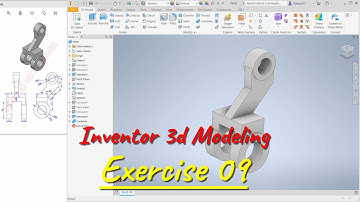 Exercise 09 Inventor Basic Part Design Tutorial For Beginner