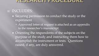 CHAPTER 2 METHODS: Research/ Thesis Making
