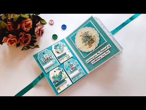 Beautiful Handmade Scrapbook For Birthday | Scrapbook Making Ideas | Tutorial