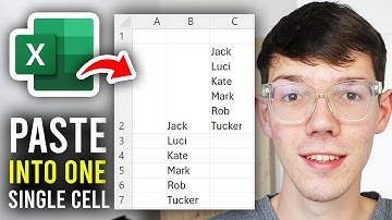 How To Paste Multiple Cells Into One Single Cell In Excel - Step By Step