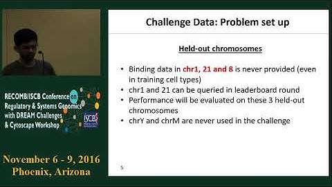 Challenge Overview Talk: The ENCODE-DREAM in vivo... - Anshul Kundaje - RECOMB/RSG 2016