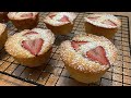 Strawberry Friands Recipe | Almond Flour Cakes | French Dessert