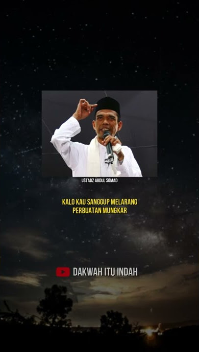 UMMAT TERBAIK ADALAH | CERAMAH USTADZ ABDUL SOMAD #dakwah #tausiyah #kajian #ceramah #nasehat #islam