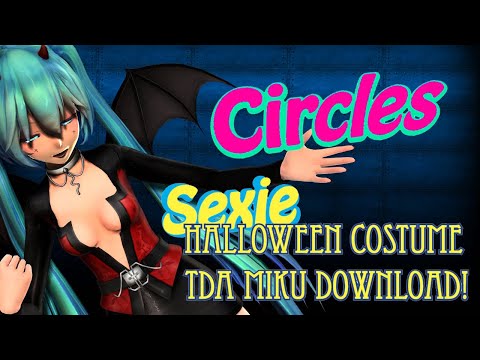 MMD Halloween Costume TDA Miku Download "Circles" - LearnMMD DL Links