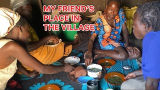 A TYPICAL DAY AT MY FRIEND'S HOME IN MY AFRICAN VILLAGE