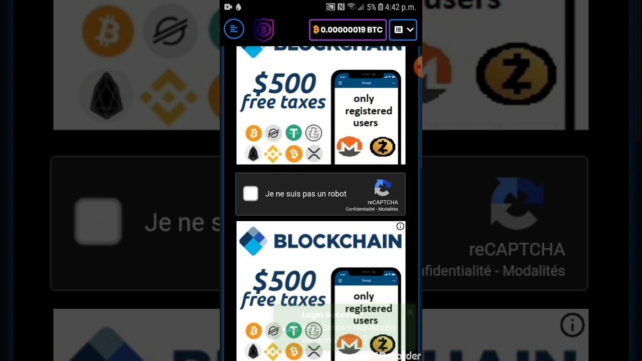 Wow best satoshi faucet😍 YouTube