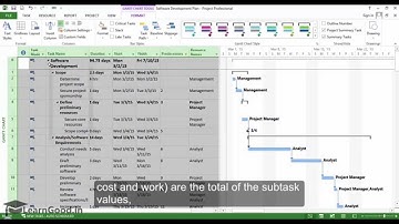 Microsoft Project : Making use of Summary Tasks - Part 17 of 55
