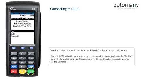 Pax S900 - Connecting to GPRS