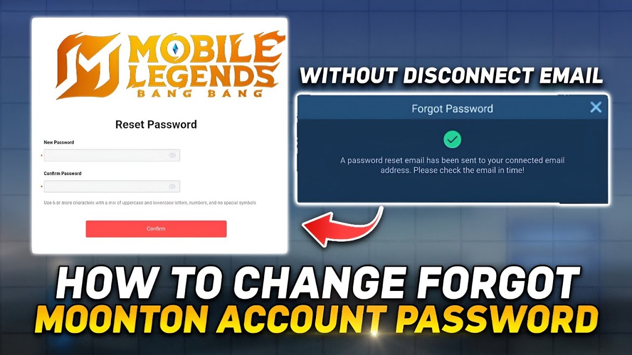 HOW TO RESET PASSWORD MOONTON ACCOUNT | WITHOUT CHANGING THE MOONTON