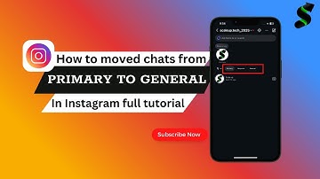 How to Move Chats from Primary to General in Instagram Full Tutorial