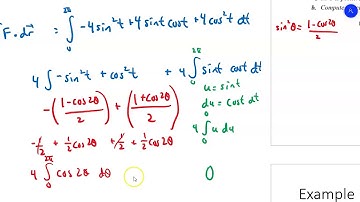 Calculus 3:  Circulation and Flux - Line Integrals (Sec. 17.2 Part 2)