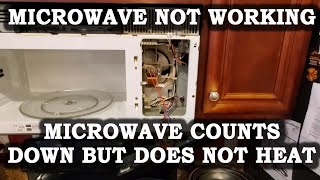 Microwave Turns on but Doesn