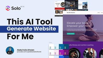 How to Create Stunning Websites in Minutes using Solo AI Website Builder | The Result is Impressive!