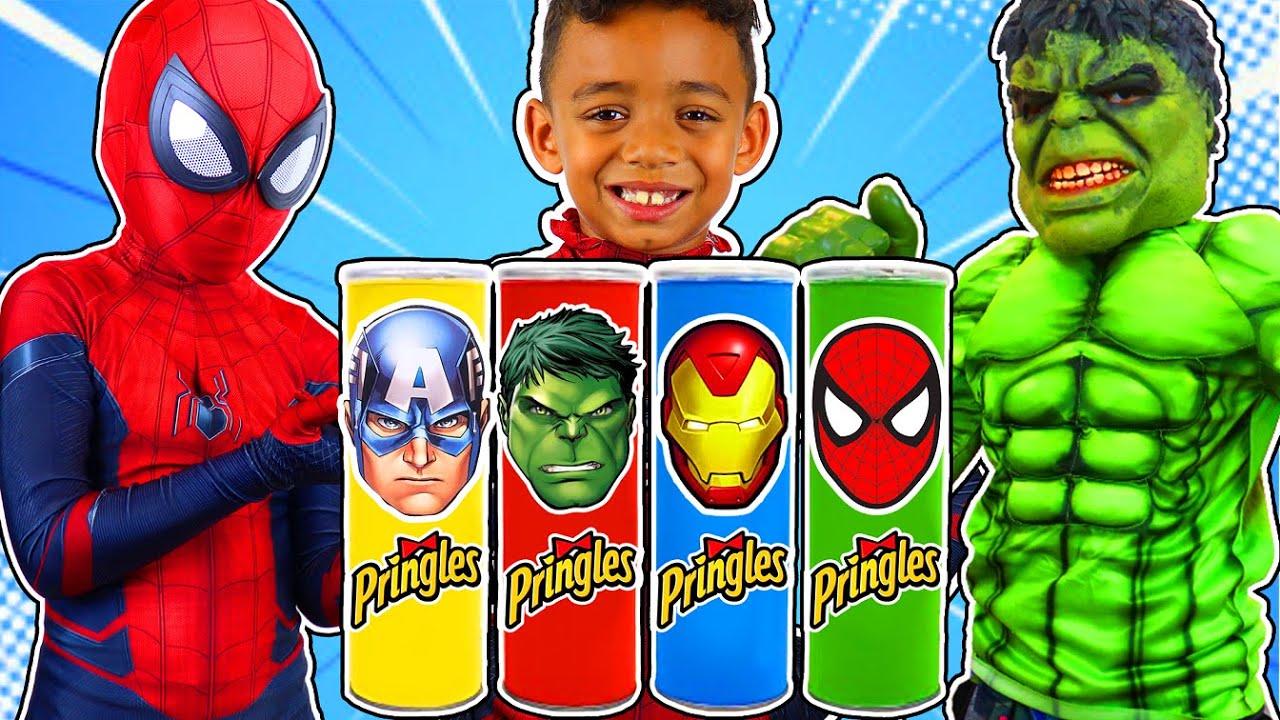 Pringles can toy character ideas superhero pirate wizard