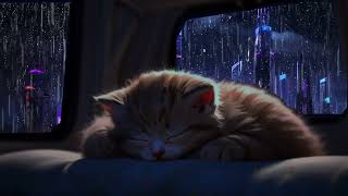 Rain Sound For Sleeping  99% Sleep Instantly With Heavy Rain On Car & For Insomnia