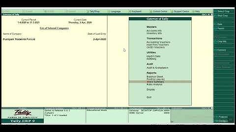 Display Voucher Last Updated System Date & Time in Day Book in Tally.ERP9