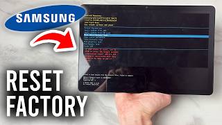 How To Factory Reset Samsung Tablet Without Password - Tutorial
