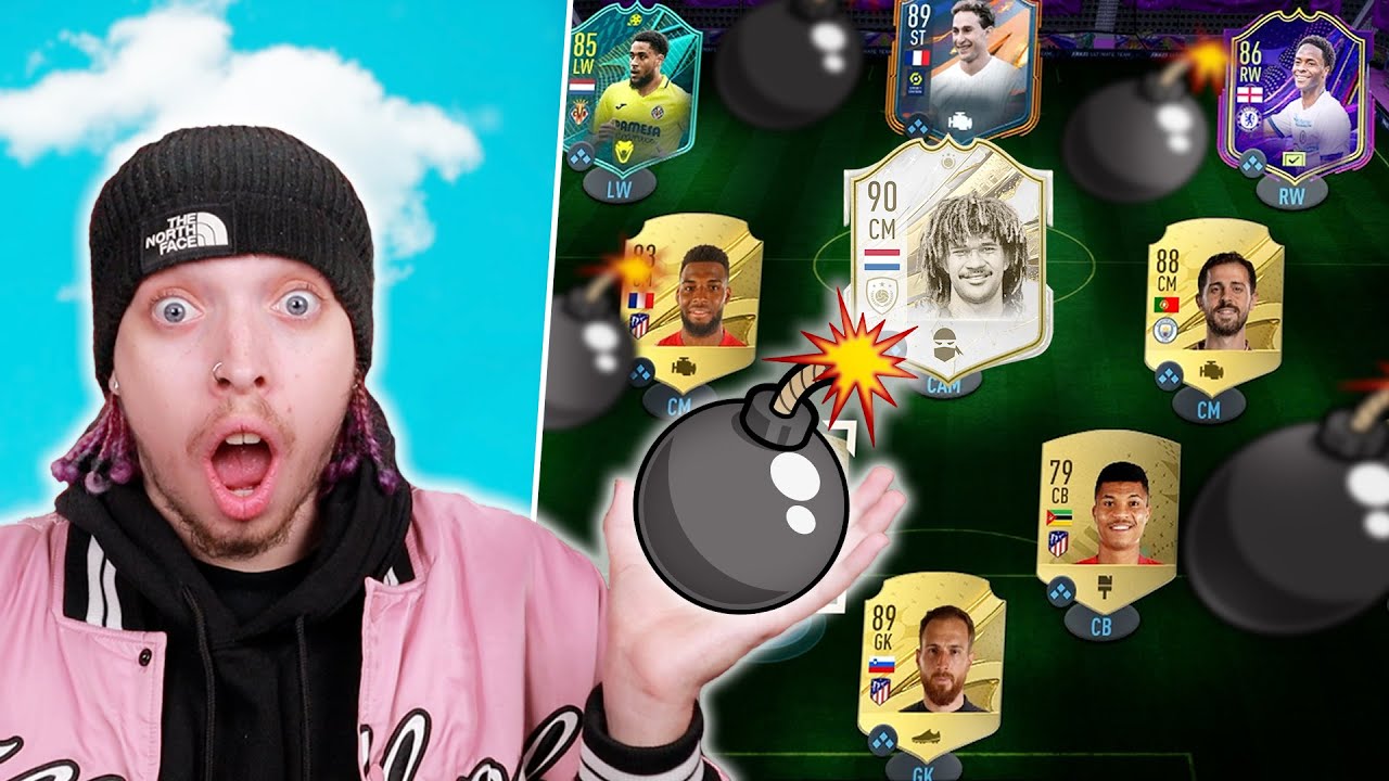 I PLAYED WITH A FULL EXPLOSIVE TEAM IN FIFA 23 BUT IF I LOSE I HAVE TO DISCARD A HERO?!?