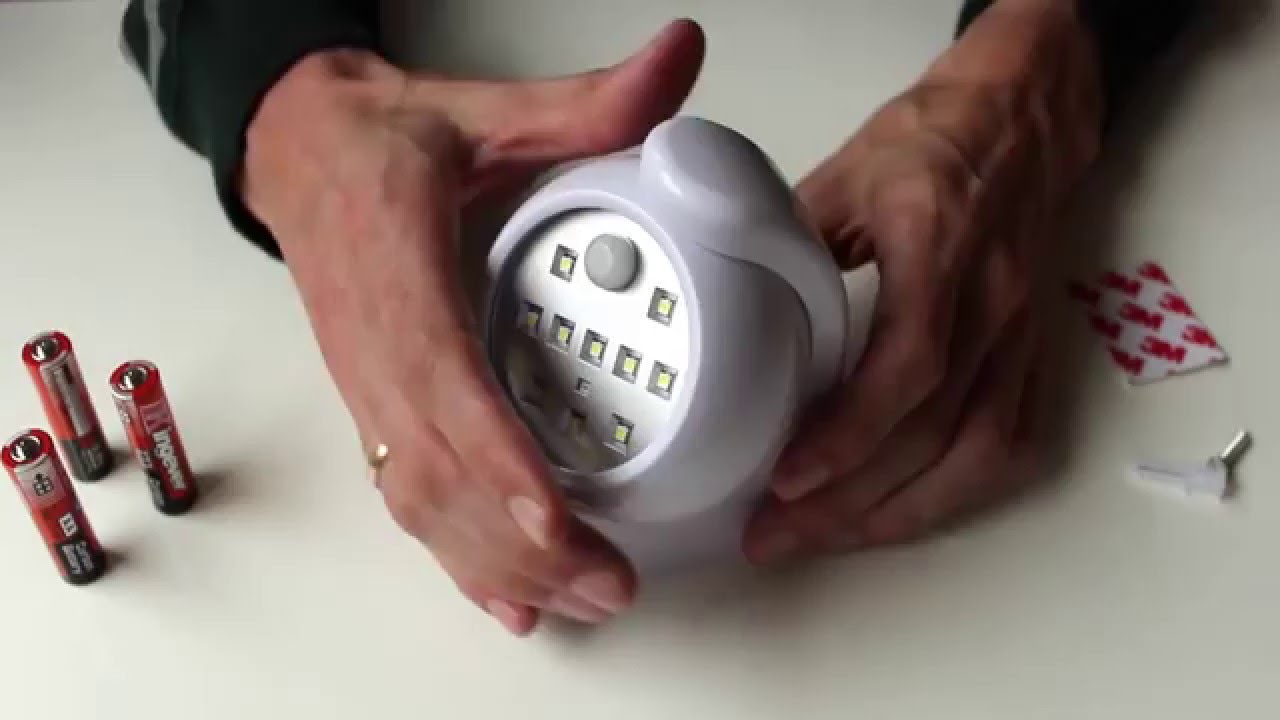 Instruction Video: Motion Sensor Night Light For Your Convenience & Safety