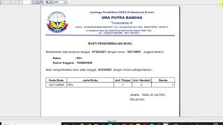 Perancangan Aplikasi Peminjaman Buku Berbasis Java pada Pojok Baca SMa Putra Bangsa.