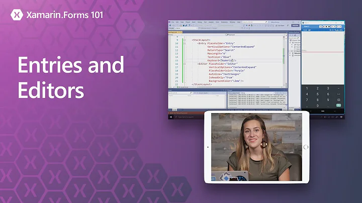 Xamarin.Forms 101: Entries and Editors