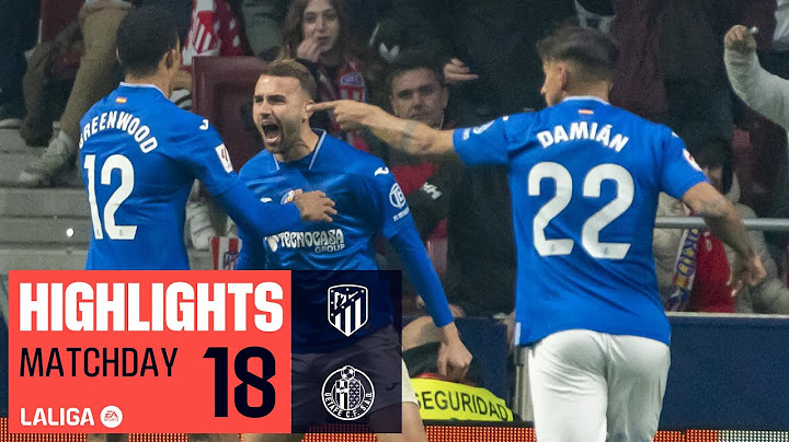 Resumen de Atlético de Madrid vs Getafe CF (3-3)