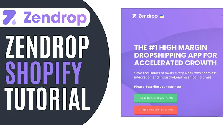 Discover the Power of ZenDrop with Shopify