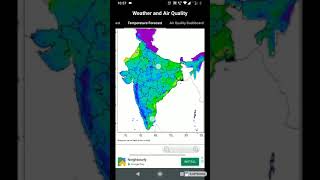 Android App - Weather and Air Maps (India) screenshot 1