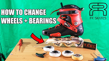 HOW TO CHANGE *WHEELS AND BEARINGS* (FREERIDE SKATES)
