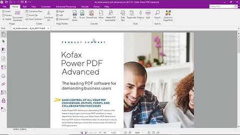 Convert a PDF to Microsoft Word using Kofax Power PDF formerly Nuance Power PDF