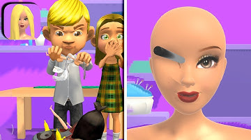 Doll Makeover - All Levels Mobile Gameplay Walkthrough Android, iOS Game New Level D7TE