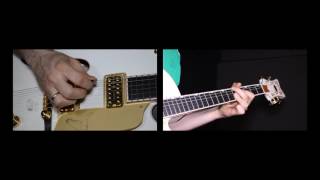 Übung 10/ Exercise 10 (up to tempo + slow) | Rockabilly Guitar | Lars Schurse
