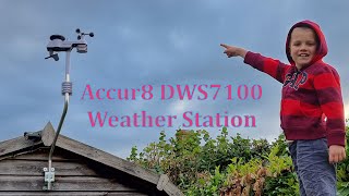 Install and play with an ACCUR8 DWS7100 weather station.