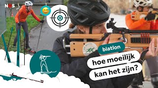 Schieten, Straf Rolskiën Vallen Opstaan Met Biatlon Hoe Moeilijk Kan Het Zijn? Nos Sport