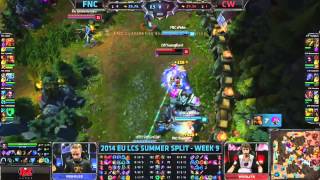 LCS Moments - FNC vs CW - Vayne Pentakill