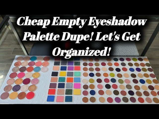 Makeup Palette, Empty Eyeshadow Palette with 6 Compartments DIY