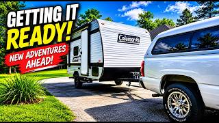 Getting My 2026 Coleman 13B Tiny Camper Ready | From Driveway to Campsite