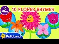 Top 10 flower songs for kids  preschool children flower rhymes collection  kidloland