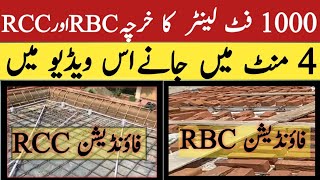 4 marla rcc lanter ka kharcha/1000 sqft slab casting cost / 1000 rbc lanter ka kharcha screenshot 2
