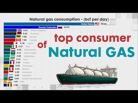 LARGEST CONSUMERS OF NATURAL GAS IN THE WORLD 1965 2024