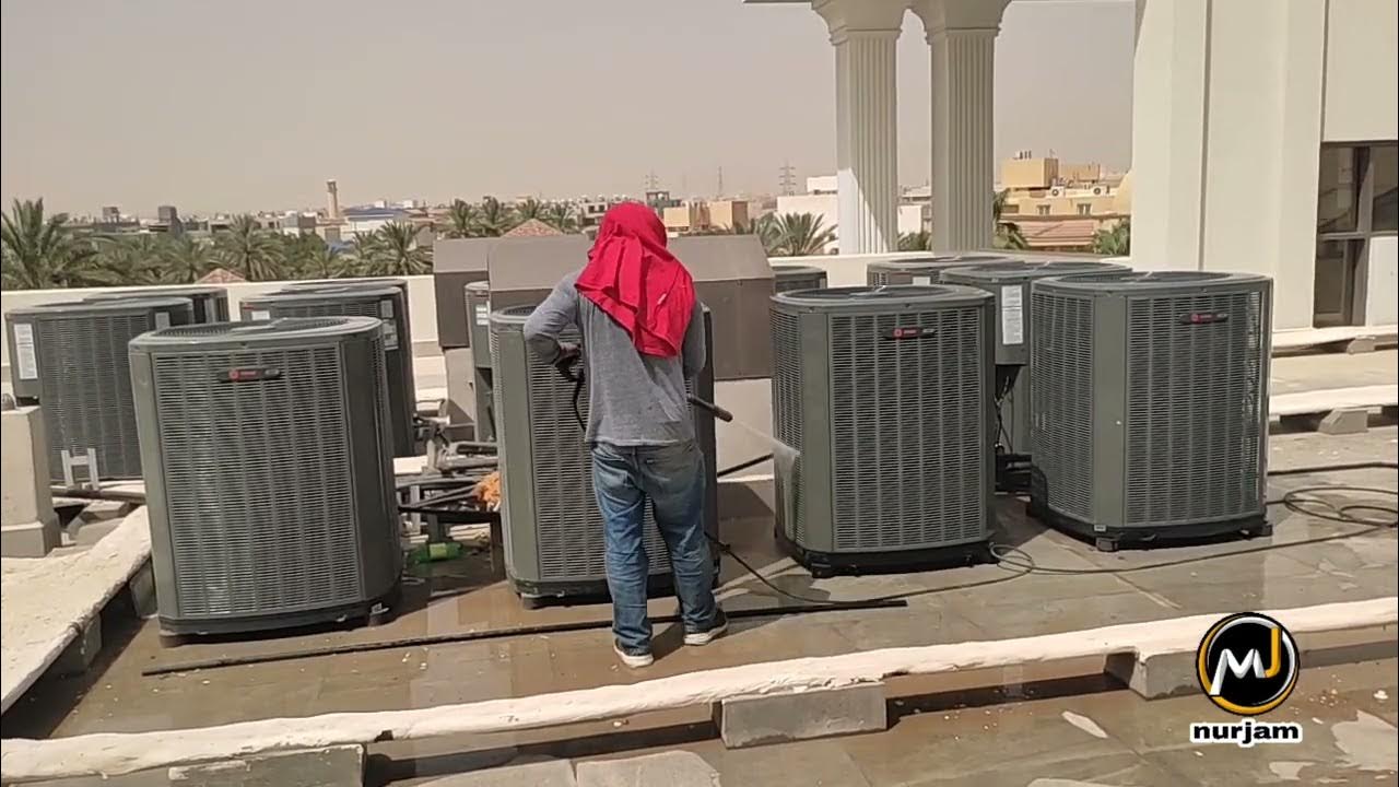 How to clean Trane Outdoor Units Trane Airconditioning YouTube