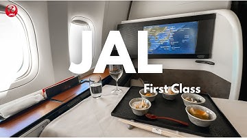 JAL Japan Airlines First Class Experience: Osaka to Tokyo to Bangkok