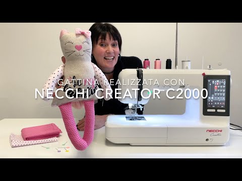 Gattina Valentina realizzata con Necchi Creator C2000